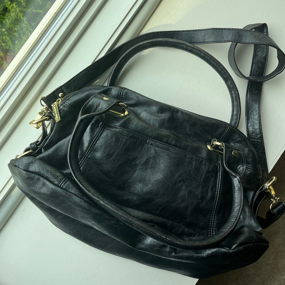 Black Leather Women's Bag